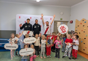 Spotkanie z piłkarzami ŁKS-u