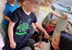 zajęcia edukacyjne z psem Cioci Moni- Ritą