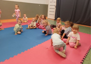 tygryski siedzą na macie
