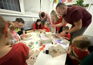 warsztaty z rodzicami "Kalendarz adwentowy Zajączków"
