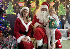 zdjęcie z Mikołajem i Mikołajową