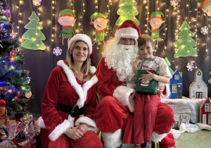 zdjęcie z Mikołajem i Mikołajową