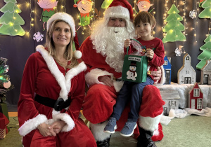 zdjęcie z Mikołajem i Mikołajową