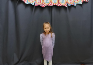 Dziewczynka w przebraniu Baletnicy