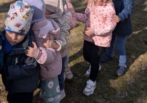 Zabawy w ogrodzie z okazji "Powitania Wiosny"