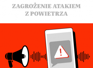 Materiały dotyczące reagowania w przypadku wystąpienia zagrożenia ataku z powietrza.