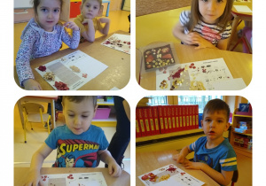 dzieci samodzielnie wykonują tabliczki czekolady z wybranymi przez siebie dodatkami