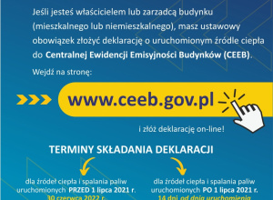 Informacja dla rodziców promocja CEEB