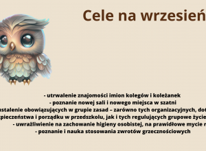 Cele - wrzesień